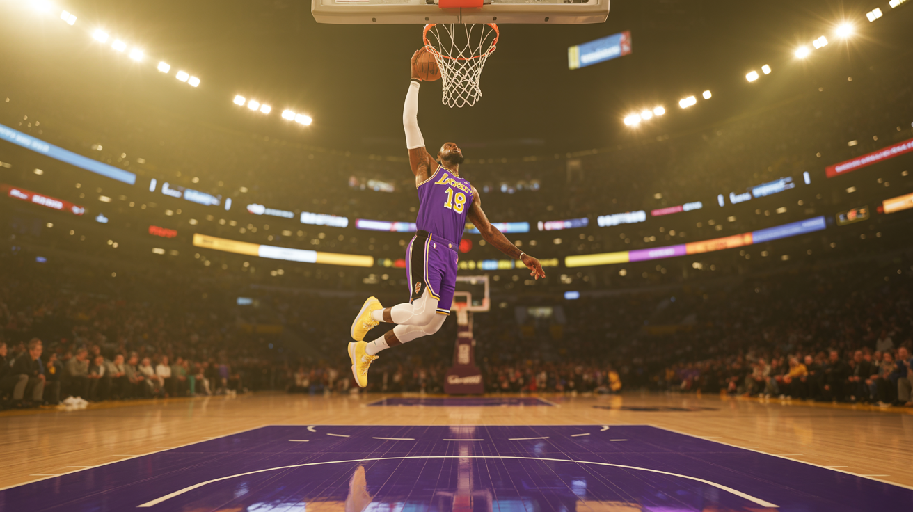 LeBron James Prowadzi Lakers do Ważnego Zwycięstwa Nad Warriors bez Curry’ego