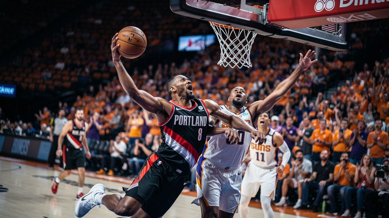 Phoenix Suns – Portland Trail Blazers. Koszykówka, mecz rundy play-in NBA