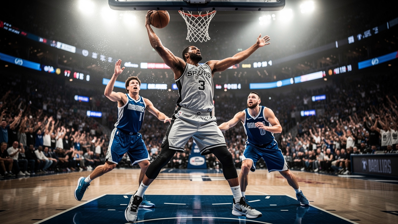 Spurs Pokonali Mavericks w Decydującym Spotkaniu Sezonu Regularnego