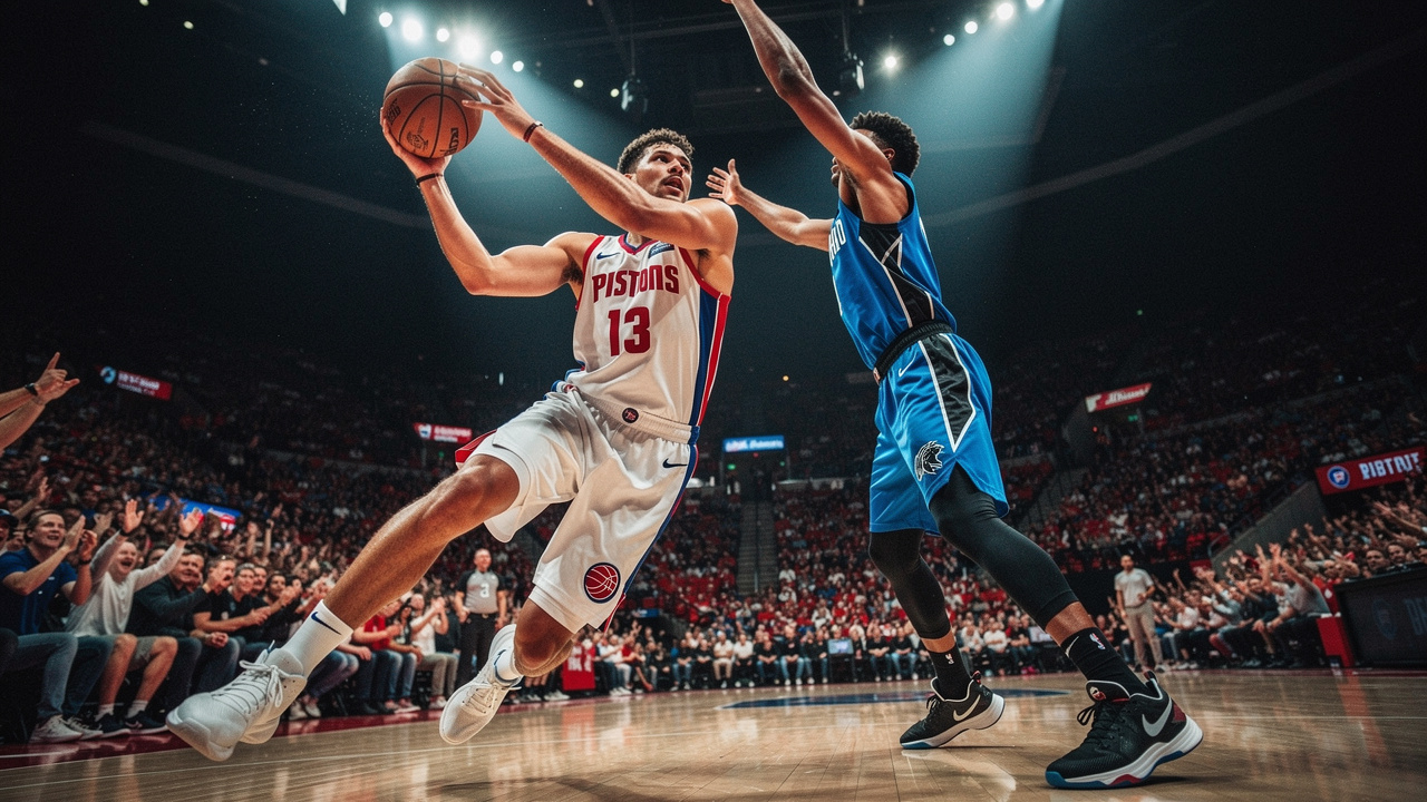 Detroit Pistons przeciwko Orlando Magic w decydującym starciu fazy play-off NBA