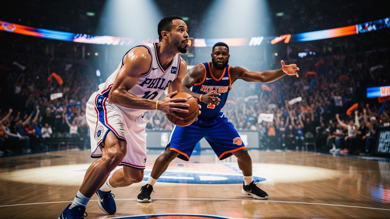 New York Knicks bliscy awansu po serii. Philadelphia 76ers walczą o życie w play-offach