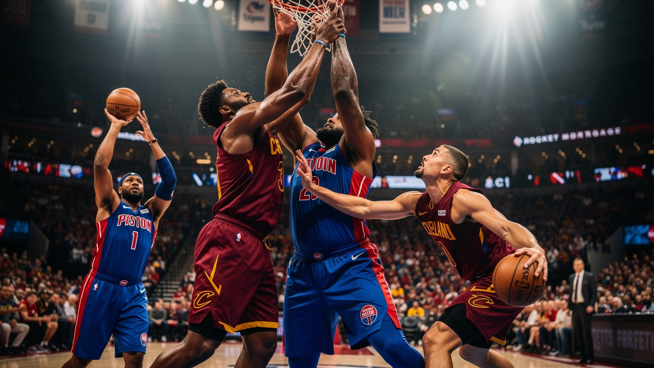 Pistons kontra Cavaliers: prognozy na dziś, najciekawsze zakłady na zawodników