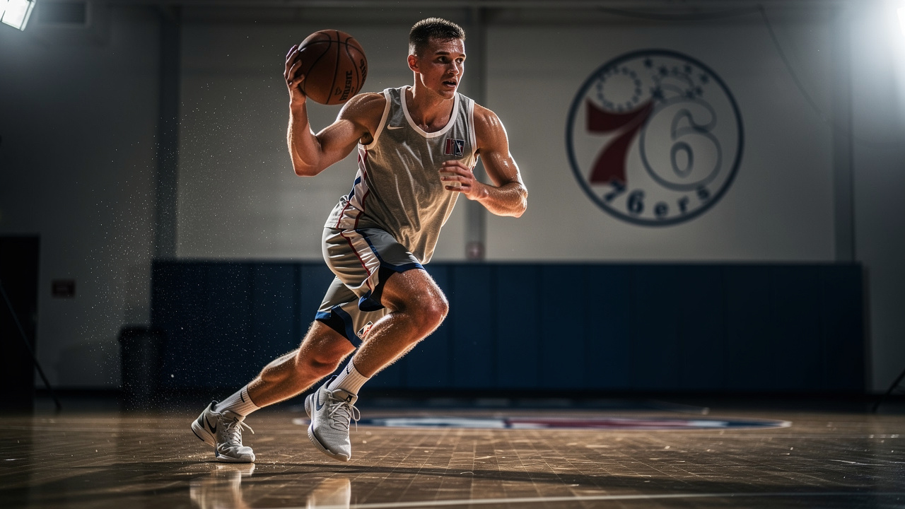Kacper kłaczek na treningu Philadelphia 76ers: Czy Polak ma realną szansę na NBA?